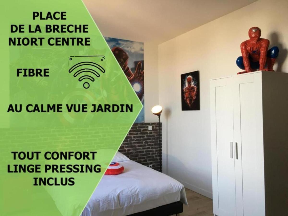 Le Marvel Centre La Breche Wifi Vue Jardin Leilighet Niort Eksteriør bilde